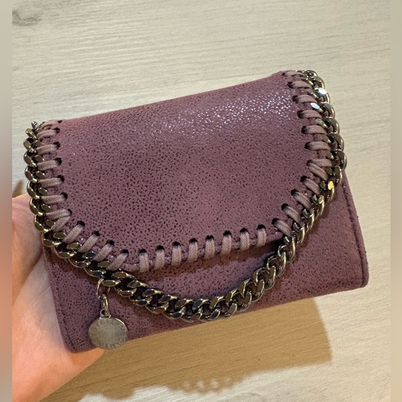 Stella McCartney Purple Chain Wallet